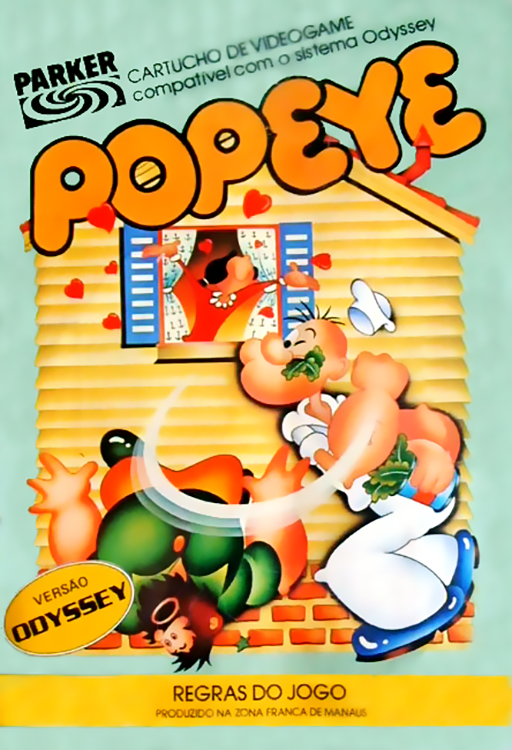 Popeye box art for Magnavox Odyssey 2